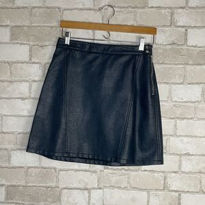 Zara Faux Leather Mini Skirt Size S